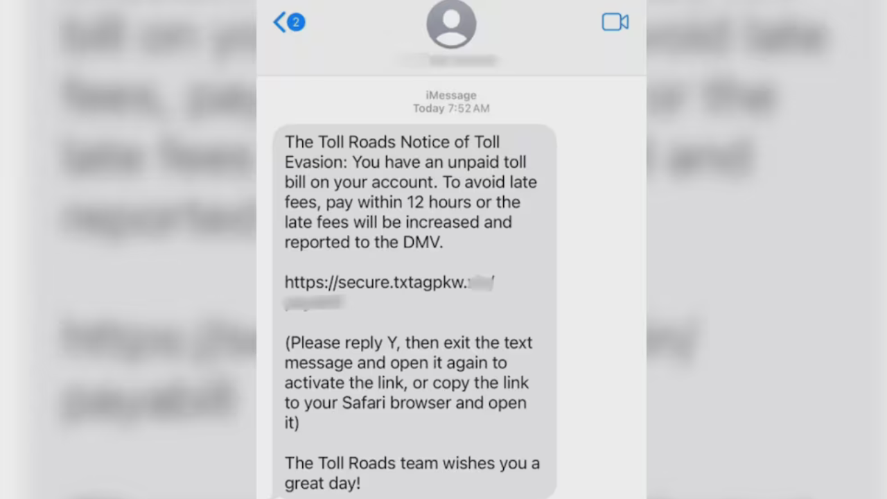 FBI warns Americans not to click on links in “highway toll communication” text messages FBI warns Americans not to click on links in “highway toll communication” text messages