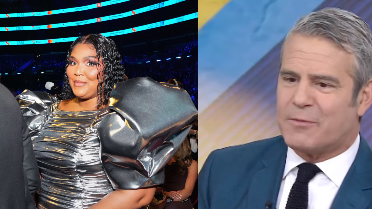 Lizzo playfully assembling Andy Cohen’s relationship with Mike Wright Lizzo playfully assembling Andy Cohen’s relationship with Mike Wright
